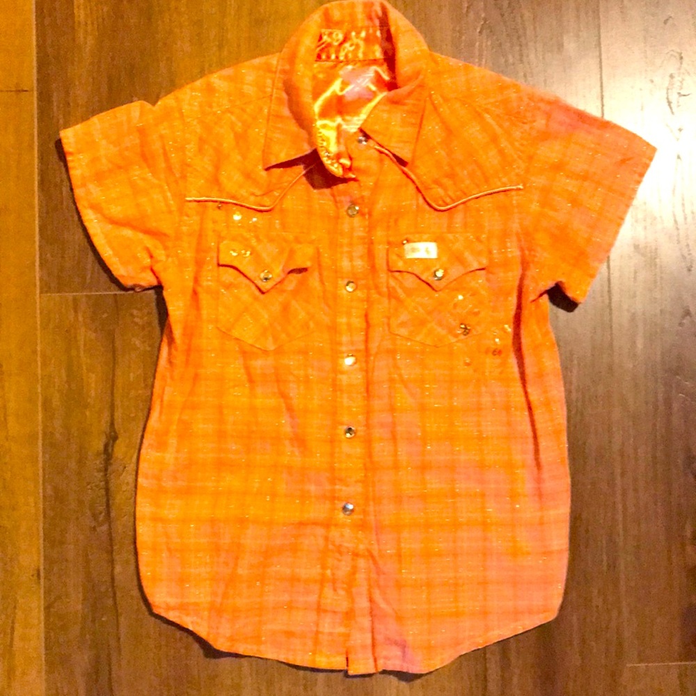 Wrangler girls 20x pearl snap